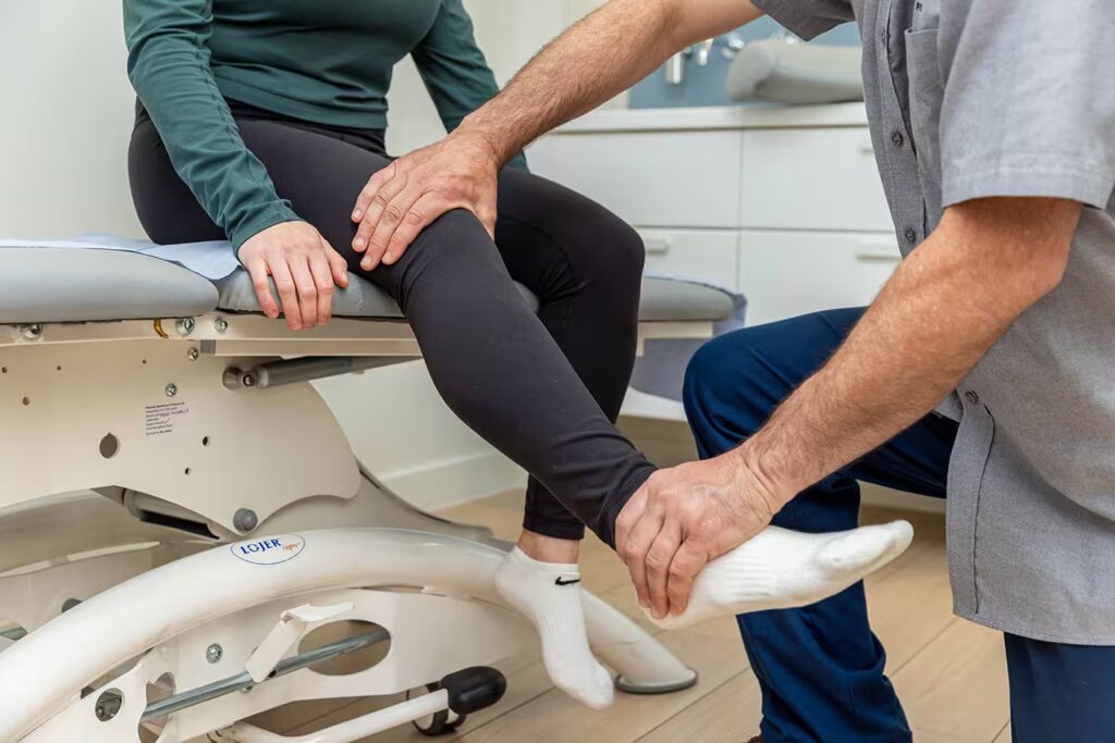 Osteopath Treating a Patient